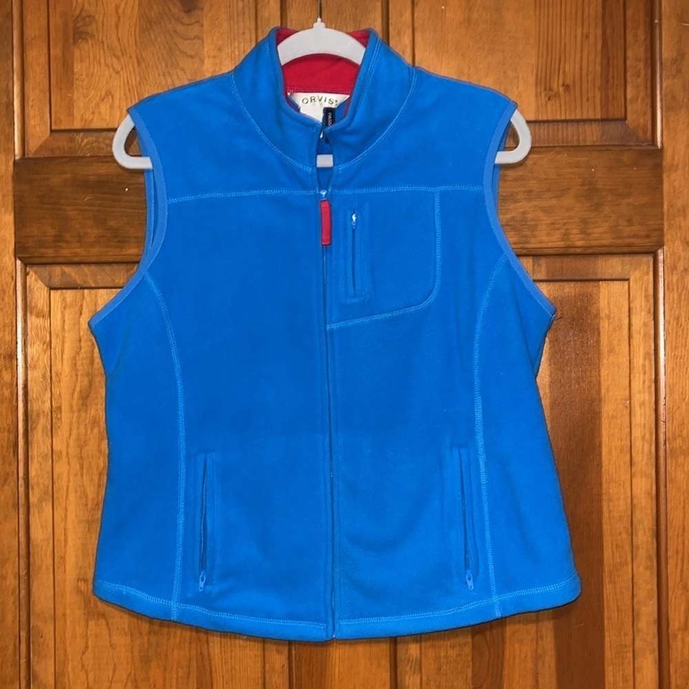 Orvis women’s fleece full zip vest size medium
